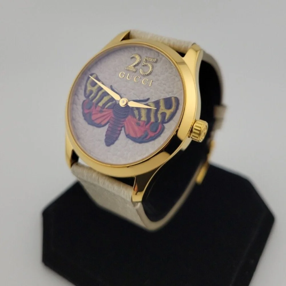 Gucci White Butterfly 🦋 Watch